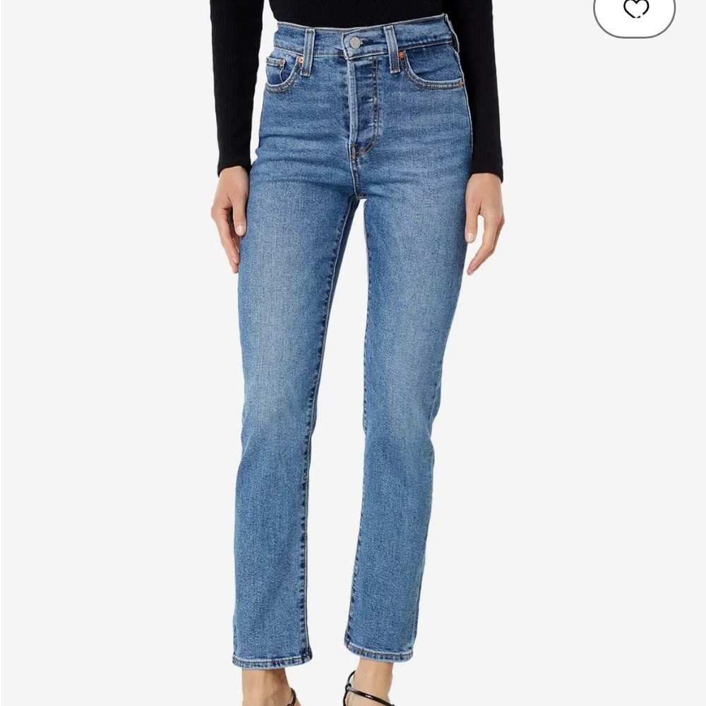 Levi's wedgie icon fit high waist straight leg jeans (these dreams)